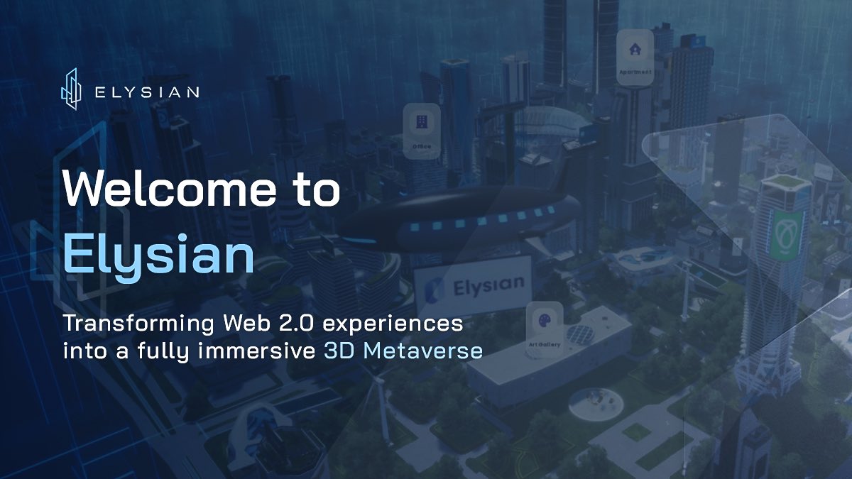 We are on a mission to revolutionize the #Web2 infrastructure and bring business into #Web3. As a citizen of Elysian you can thrive from the immersive opportunities our Metaverse offers.