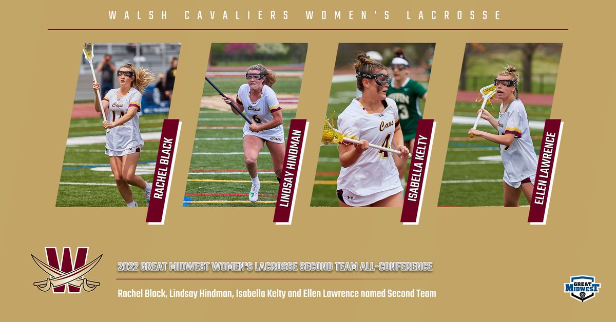 On deck is the Second Team All-Conference honorees! 

Rachel Black
Lindsay Hindman
Isabella Kelty
Ellen Lawrence