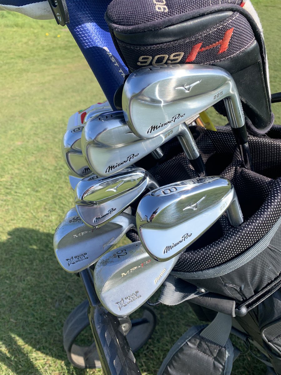 malbauma's tweet photo. @MizunoGolfEU @Vosh68 @f_lindblom Here they are! Thank you @MizunoGolfEU 🙏 221/225 combo set. Sheer beauties https://t.co/ZbUPqlYyXs