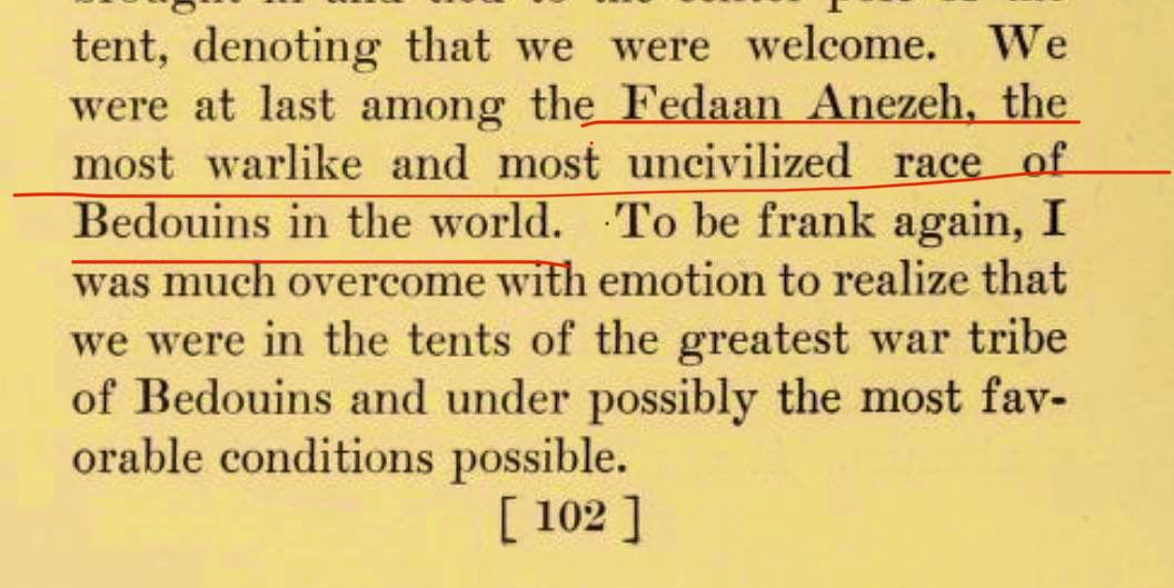 FdaanAl's tweet image. من كتاب (الخيل العربية) للمستشرق الأمريكي هومر دافينبورت عام ١٩٠٩م:
(نحن الآن لدى الفدعان من عنزة أقوى القبائل الحربية وأعرقها في البادية بالعالم)
#الفدعان #عنزة