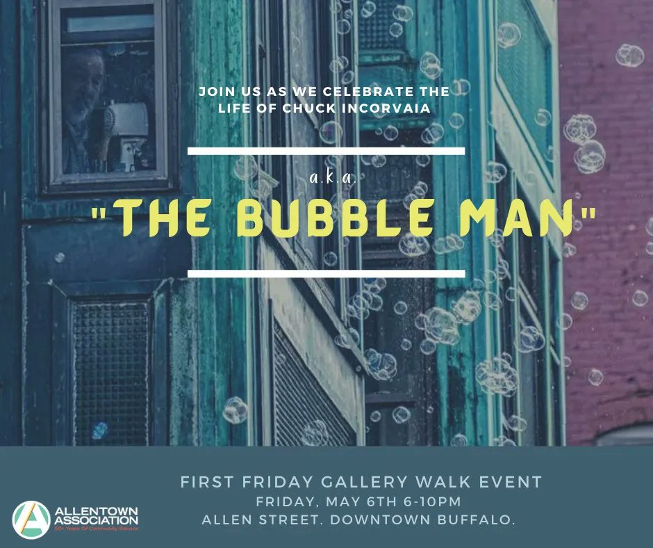 Buffalo Rising on Twitter "“The Bubble Man” Celebration https//t.co
