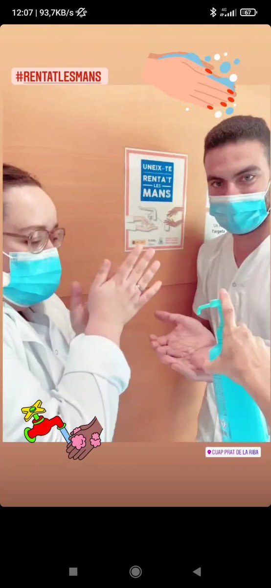 silvianet6's tweet photo. Dia del mundial del rentat de mans al #CUAPLleida #HandHygiene @salutcat @pahowho @apicslleida https://t.co/wTWW9adqgY