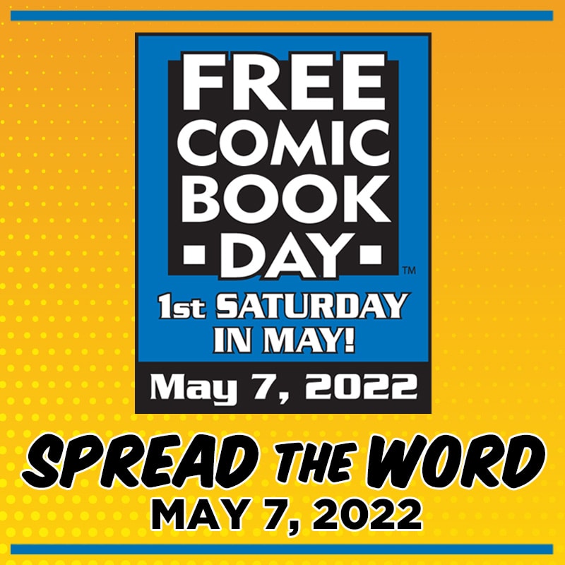 Free Comic Book Day is happening tomorrow - we've got stacks of freebies for you all so don't forget to swing by us for a Saturday treat!