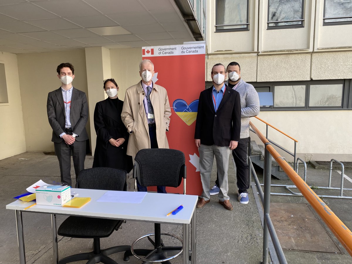 CanEmbGermany's tweet photo. The new Canadian Biometric Collection Centre #CBOC in #Berlin is open! @CitImmCanada can now collect over 1,000 #biometrics enrollments per day from applicants in Germany. (1/2) https://t.co/qdLGFEF7V1