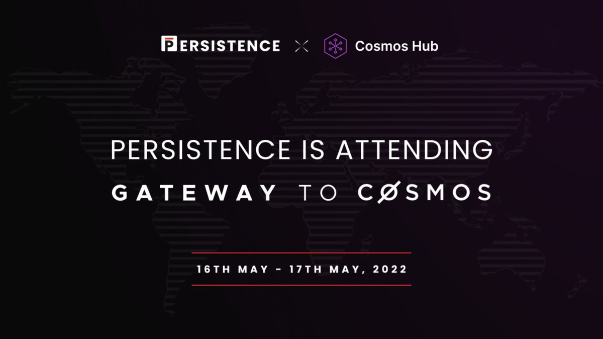 PersistenceOne's tweet photo. 1/ Persistence is excited to announce that we will be attending @Gateway_Conf from May 16 - 17.

The @cosmos-focused event and hackathon will take place in Prague, Czech Republic.

🌐Meeting: https://t.co/VNrzO6M53i https://t.co/TlmlD2IxJG