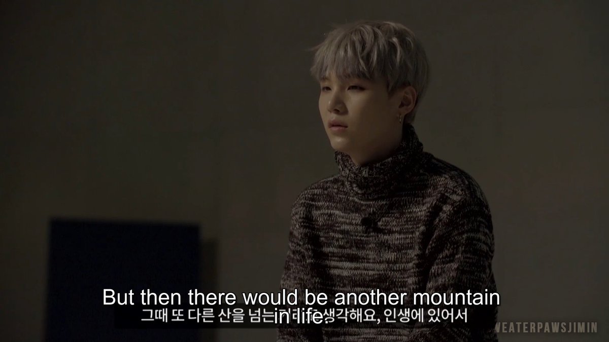 jkyoongs's tweet photo. in the hyyh epilogue concert bts were asked "whatis at the end of this beautiful moment?" and namjoon answered "i lost the beauty ive found...that wont be a downfall cos i'll find value in it and PROVE it to the world" and yoongi answered "i know the best is YET TO COME" OH https://t.co/iEc1JpcUY5