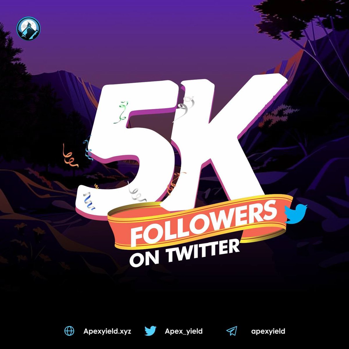 txyFlames's tweet photo. 🎉🎉Welcome 5k twitter family 🎉🎉

#APEXFAM  #BSC #altcoingem #altcoin #10x #altcoins  #bscgems #BSCGemAlert #BSCGemsx100 #BSCGemsAlert #defiyield #DeFiChain #DeFi #roadmap #BTC https://t.co/QumaASD90v