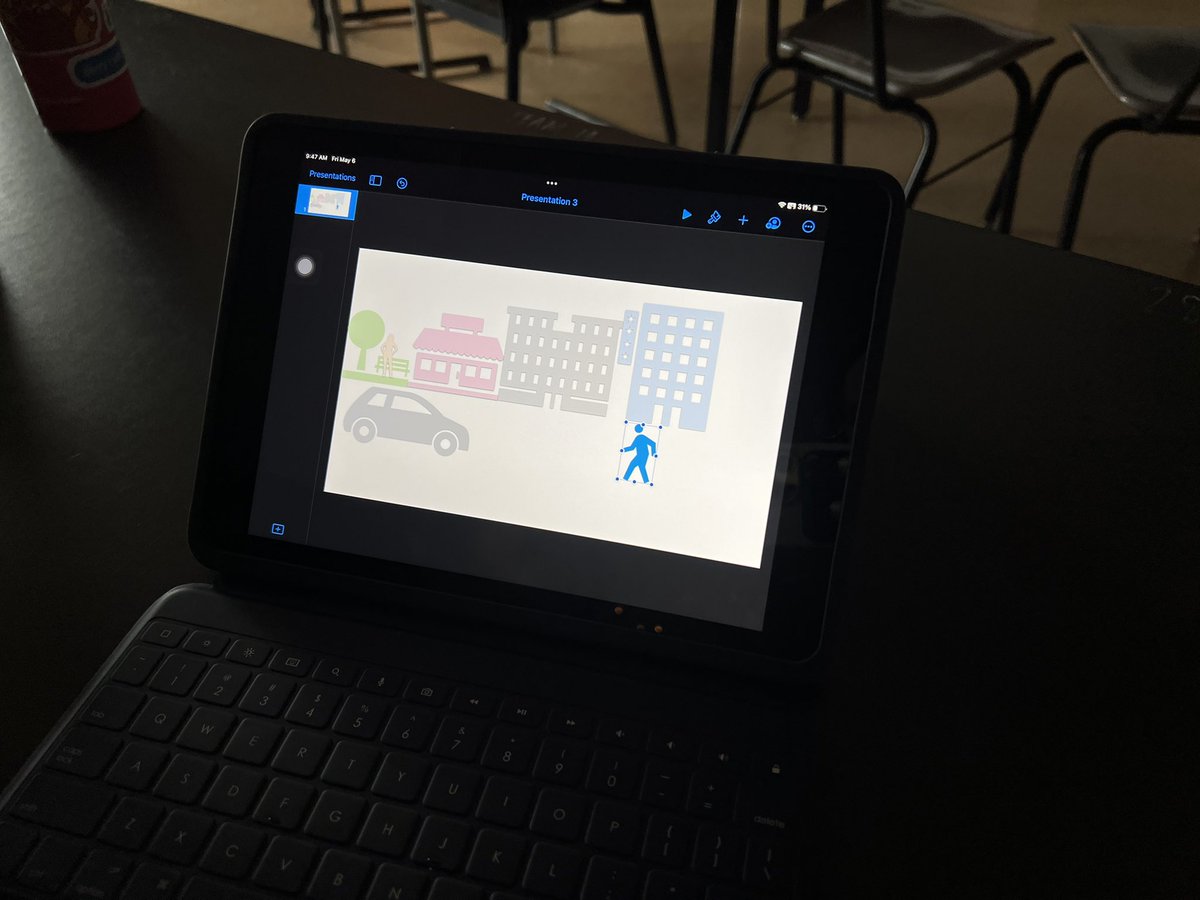 degroote44's tweet photo. Ss getting to play with the digital tools before they create their projects to demonstrate their learning of chemistry! Everyone needs a chance to play! ✨ #keynote #clips #stopmotion @AppleEDU #edtech #creativity #smswaukee https://t.co/FH8COQsnkm