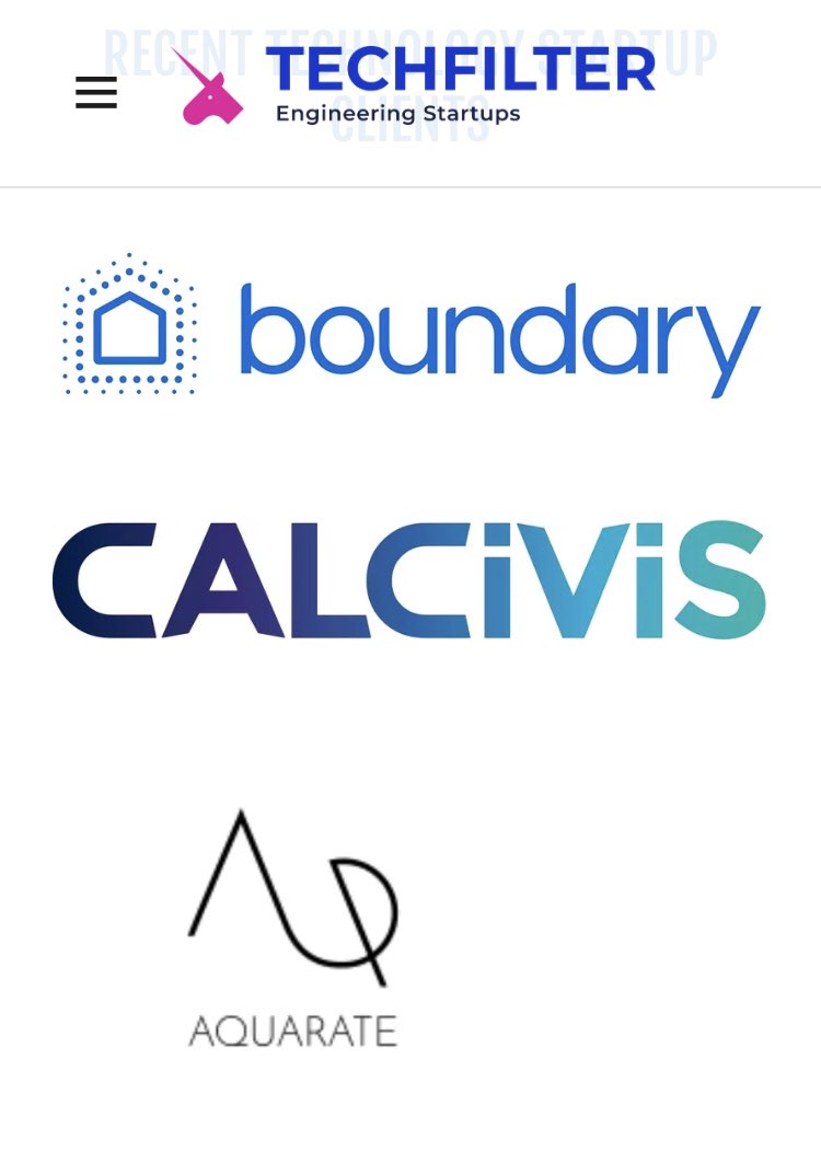 TechFilterLtd's tweet photo. Some of our key #startup clients. Focused on #regulatory #manufacturing #qualitysystem #processdigitisation https://t.co/QDd1nSALMX