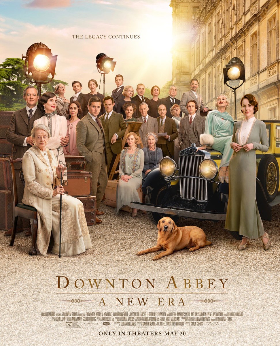 You're cordially invited to an advance screening of DOWNTON ABBEY: A NEW ERA! Wednesday, May 11th at 7PM - Kenwood Theatre To get your complimentary pass, go to: focusfeaturesscreenings.com/FILMCINDA Opens in theaters May 20th #DowntonAbbey