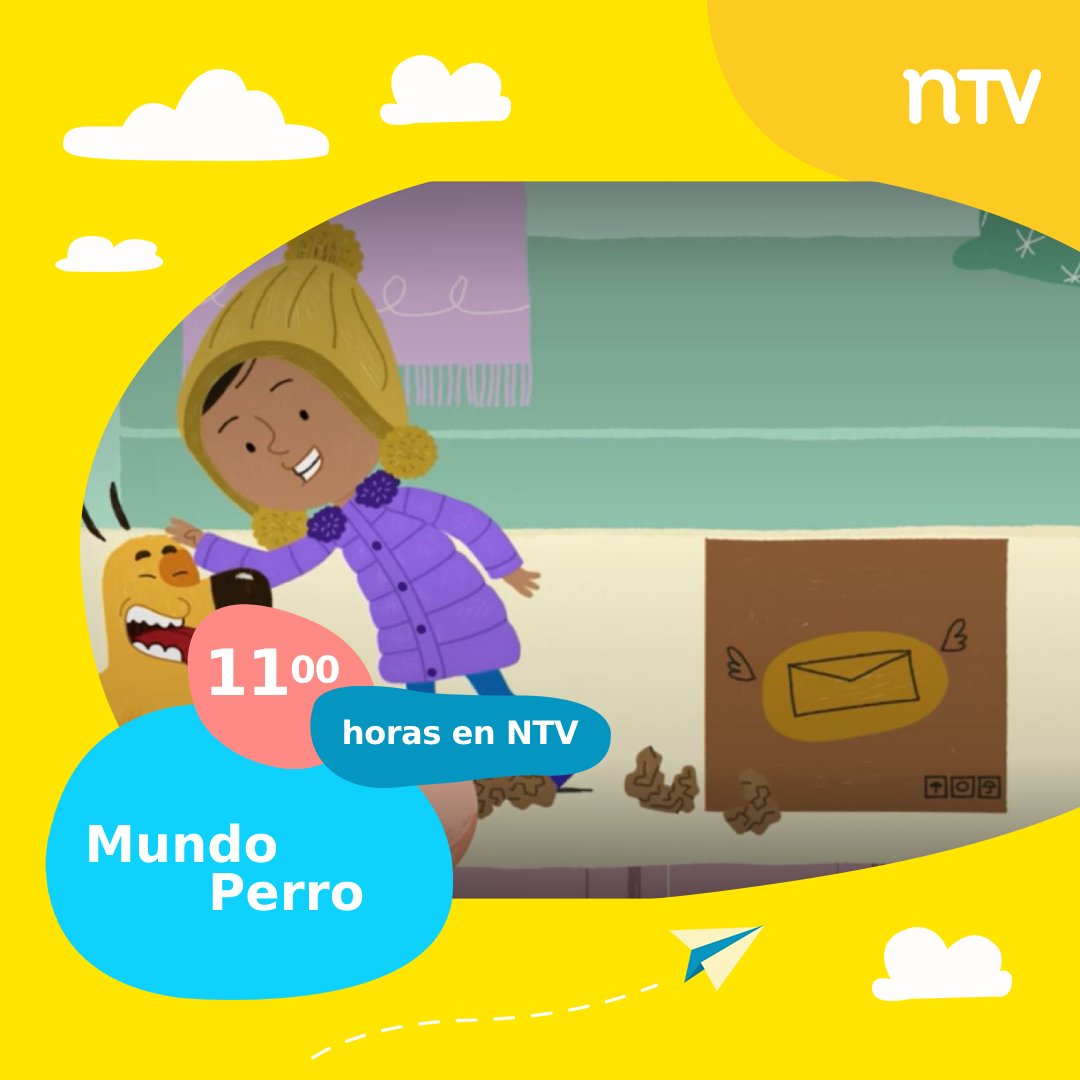 NTVChile's tweet photo. 😍🤩😃 ¡No digas que no te avisamos! 

Vive un entretenido sábado 7 de mayo en @NTVChile con:

📍 #HolaFlinko (@CNTVChile) 
📍 #MiOrquestaenlacasa (@FOJIChile) (@F_integra)
📍 #MundoPerro (@ZumbasticoST)
📍 #YoPipoo 

📌 Conoce nuestro especial de NTV ➡ https://t.co/EvkMIOqGXH https://t.co/cFuysKPKt1