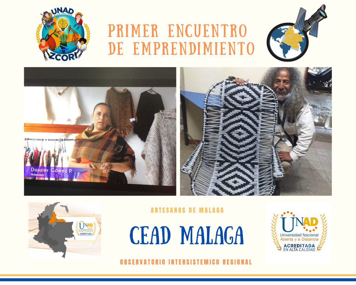 ElOIRdelaRegion's tweet photo. #EnEstosMomentos en el #CEADMALAGA en articulación con el #OIRNodoCentroOriente de la @UnadZcori se realiza el "Primer encuentro de emprendedores de la región. #ProvinciaGarcíaRovira #Santader
ARTESANOS DE MALA @VIDERUNADZCORI https://t.co/ODWI7601KI