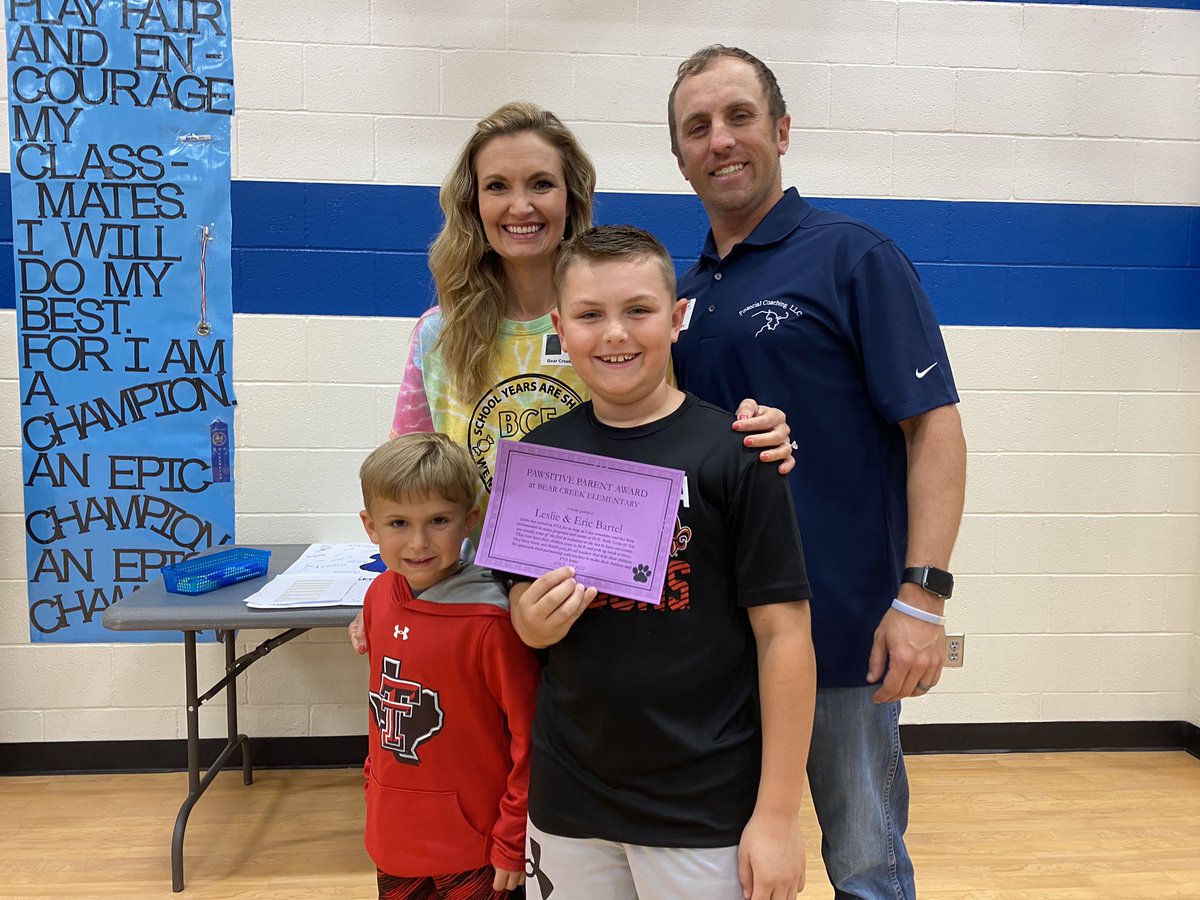 BCEfamily's tweet photo. We are so grateful for all the help and support we receive from our Pawsitive Parents! So much fun recognizing them at our @BearCreekElem pep rally today! https://t.co/N1TDnpLlr9