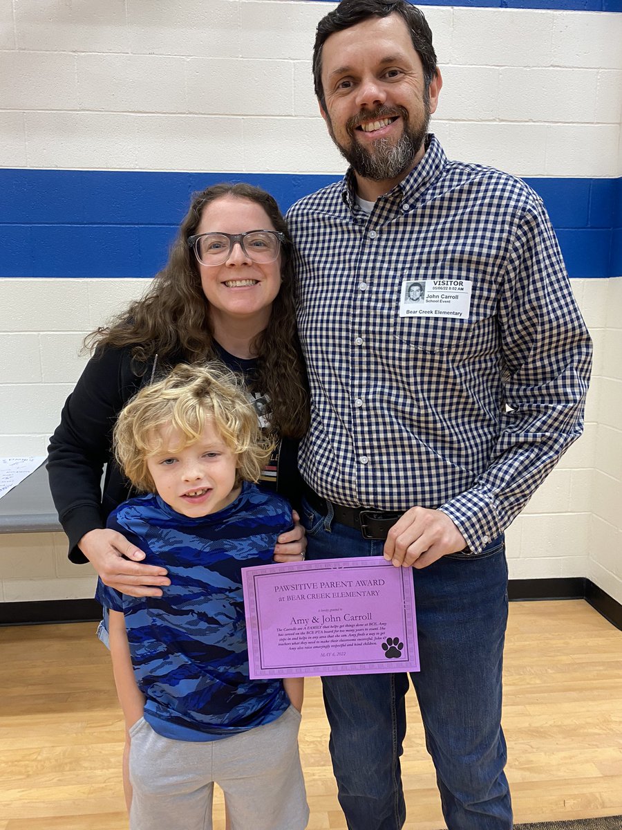 We are so grateful for all the help and support we receive from our Pawsitive Parents! So much fun recognizing them at our <a href="/BearCreekElem/">Bear Creek</a> pep rally today!
