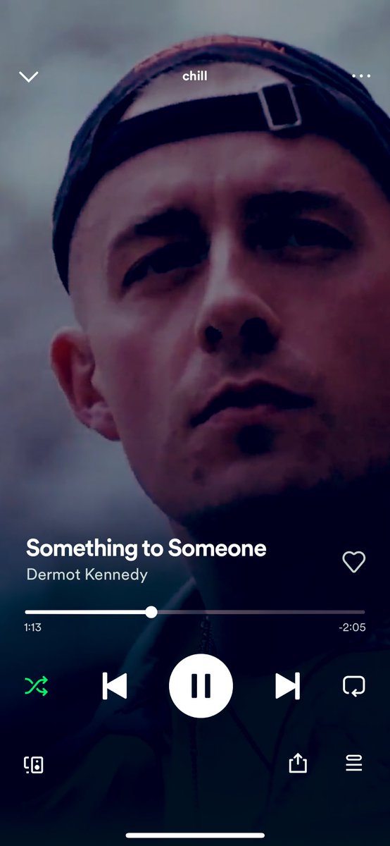 ginge_ten96's tweet photo. @DermotKennedy 11th time of playing this song on repeat #somethingtosomeone 💚 https://t.co/Zxyq0sWhmp