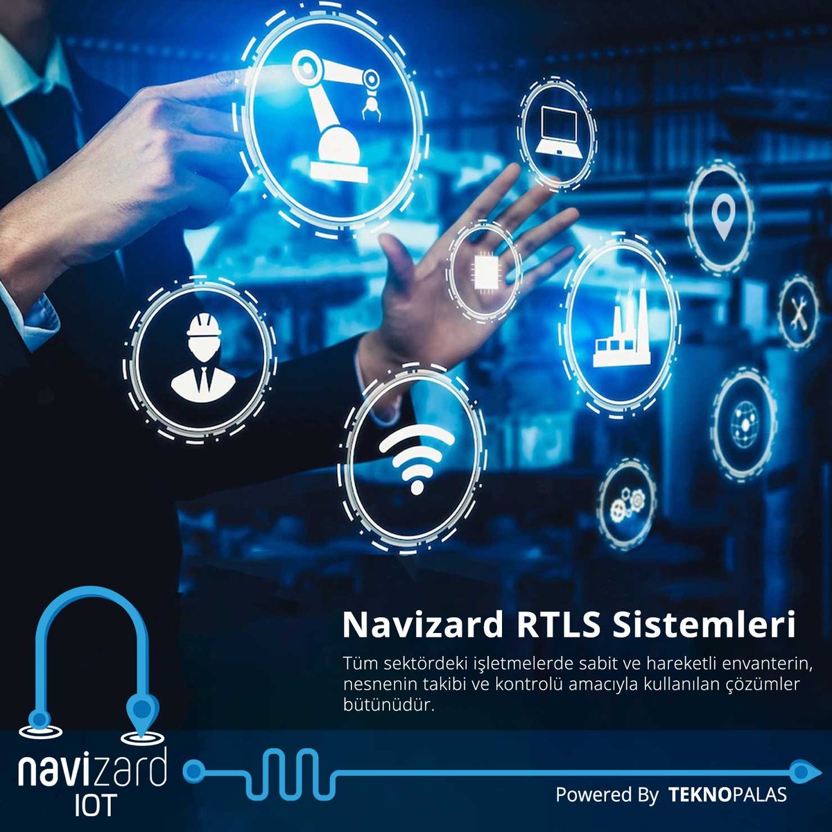 teknopalas's tweet photo. Navizard Rtls Sistemleri;
 Tüm sektördeki işletmelerde sabit ve hareketli envanterin,nesnenin takibi ve kontrolü amacıyla kullanılan çözümler bütünüdür.

Detaylı bilgi için bizimle iletişime geçebilirsiniz.

#rtls #rfid #teknopalas  #navizard #konum #anlıktakip  #ıot https://t.co/LWm1wRT9KC