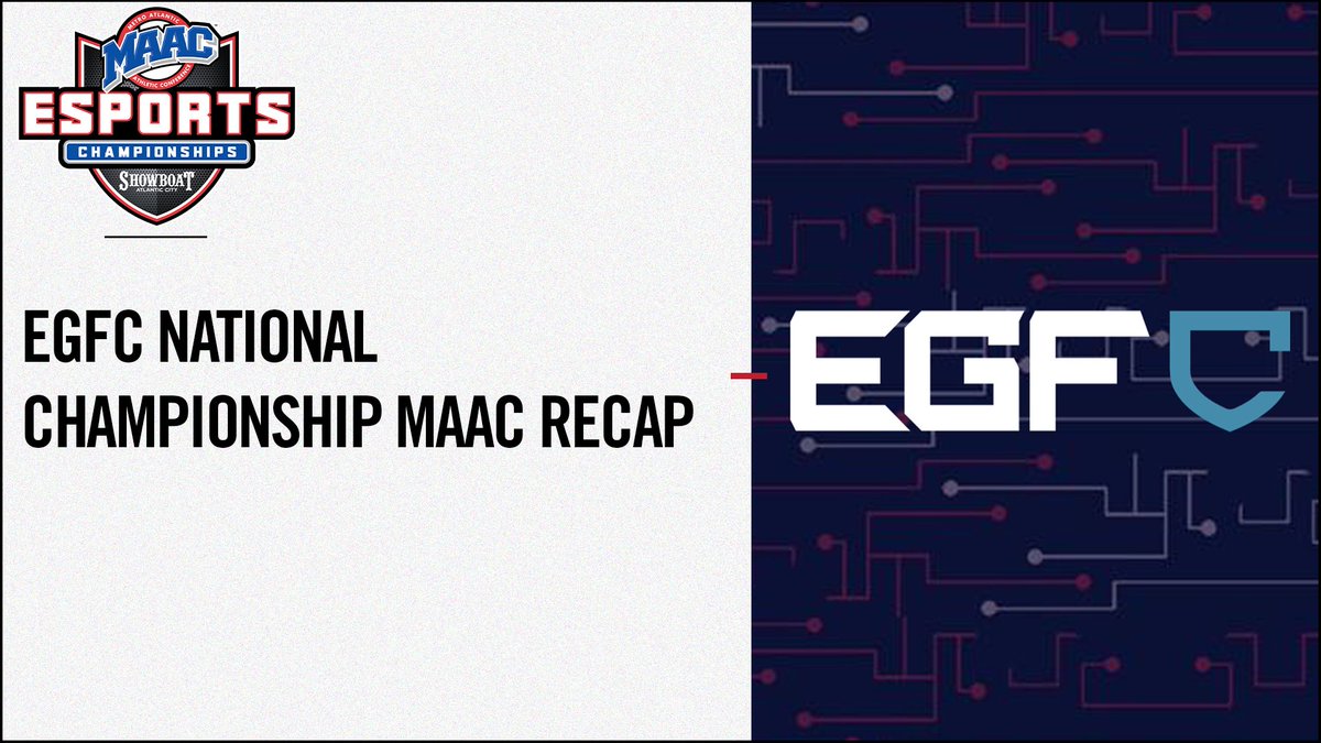 EGFC National Championship MAAC Recap 🏆🕹

📰: bit.ly/3MTIjhs

#MAACEsports