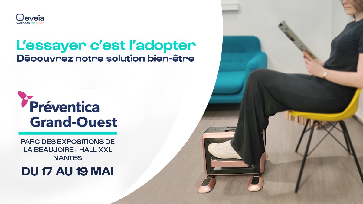 📣[Préventica Grand-Ouest]📣

<a href="/eveiawellness/">eveia wellness</a> participe à Préventica, venez nous rencontrer 😉 et tester notre super produit ! 😇

📅 Du 17 mai à 19 mai 2022

📍 Parc des expositions de la beaujoire - Hall XXL, Nantes

#événement #préventica #bienetre #eveia #wellness #santé