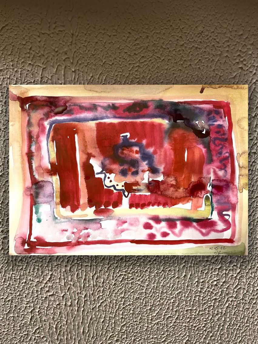wejpu's tweet photo. 📌 «Carpet on the wall»

#traditionalart #watercolor #NFTCommunity #NFTartist #NFTfamily #NFT #artistsontwitter #art #sock https://t.co/1zXf9TmNos