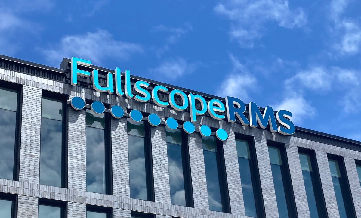 _FullscopeRMS's tweet photo. Our new sign was installed on our new building in #PortlandME! The pandemic may have stalled things, but construction is now moving along. The brand-new space will become a magnet for our employees and our partners as we start to return to work and collaborate in person. https://t.co/ndpAj14lEY