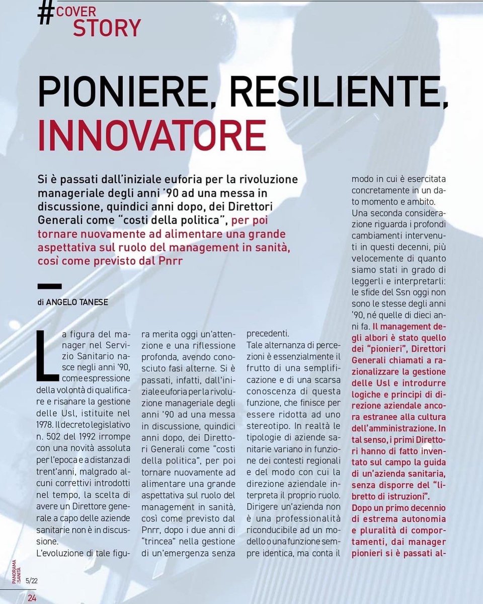 ASLRoma1's tweet photo. 📌verso il #webinar del 10.05 "3 Generazioni di DG a confronto. Le sfide del management per la sanità del futuro", una riflessione sul tema del #management per Panorama della Sanità del nostro Direttore Generale #AngeloTanese.
Qui il link per l’evento https://t.co/hnK0WRG9Bb https://t.co/ajhSRIjLrX
