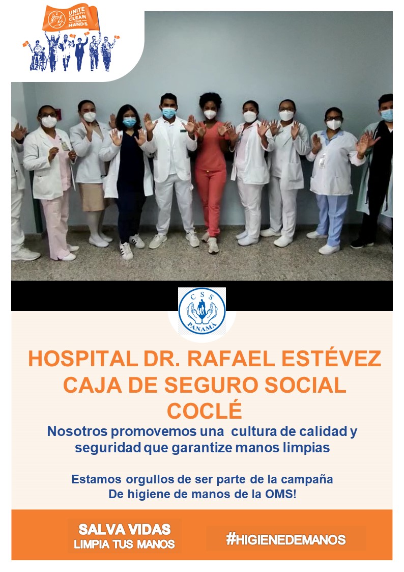 Desde centro del mundo y corazón del universo nos unimos a  #HandHygiene #infectionprevention #Panama #coclé  <a href="/CSSPanama/">CSSPanama</a> <a href="/pahowho/">PAHO/WHO</a>