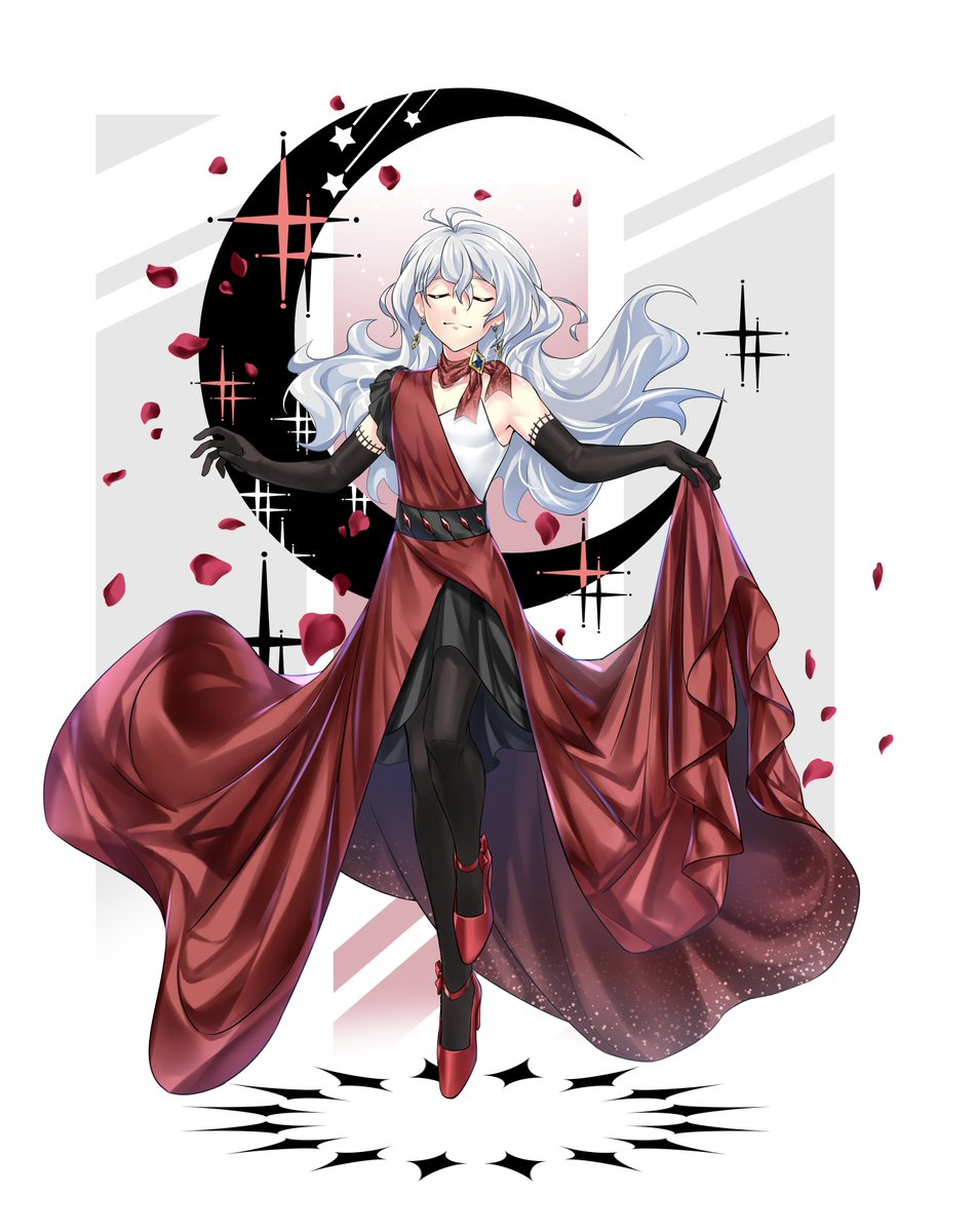 說好的紅裙子來了
啊、我的小公主🌹🌹🌹