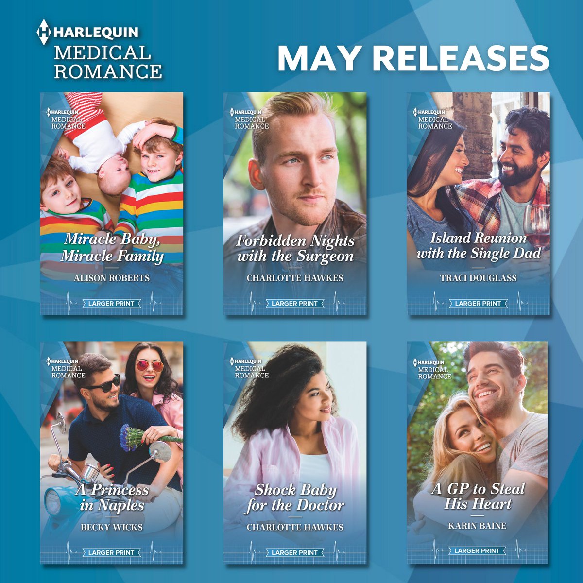 HarlequinBooks's tweet photo. Escape to the world where life and love play out against a high-pressured medical backdrop. https://t.co/kT5Q7JLrRJ
#AlisonRoberts @CHawkesUK @Traci_Douglass @Bex_Wicks @karinbaine1 https://t.co/UxSheCxoso