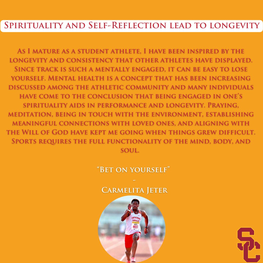 Here is senior Track & Field student-athlete Bryce Brock, sharing 4 lessons he's learned from his time as a Cathedral Catholic Student-Athlete! #RollDons #USC @USC_Track_Field ✌️🏾