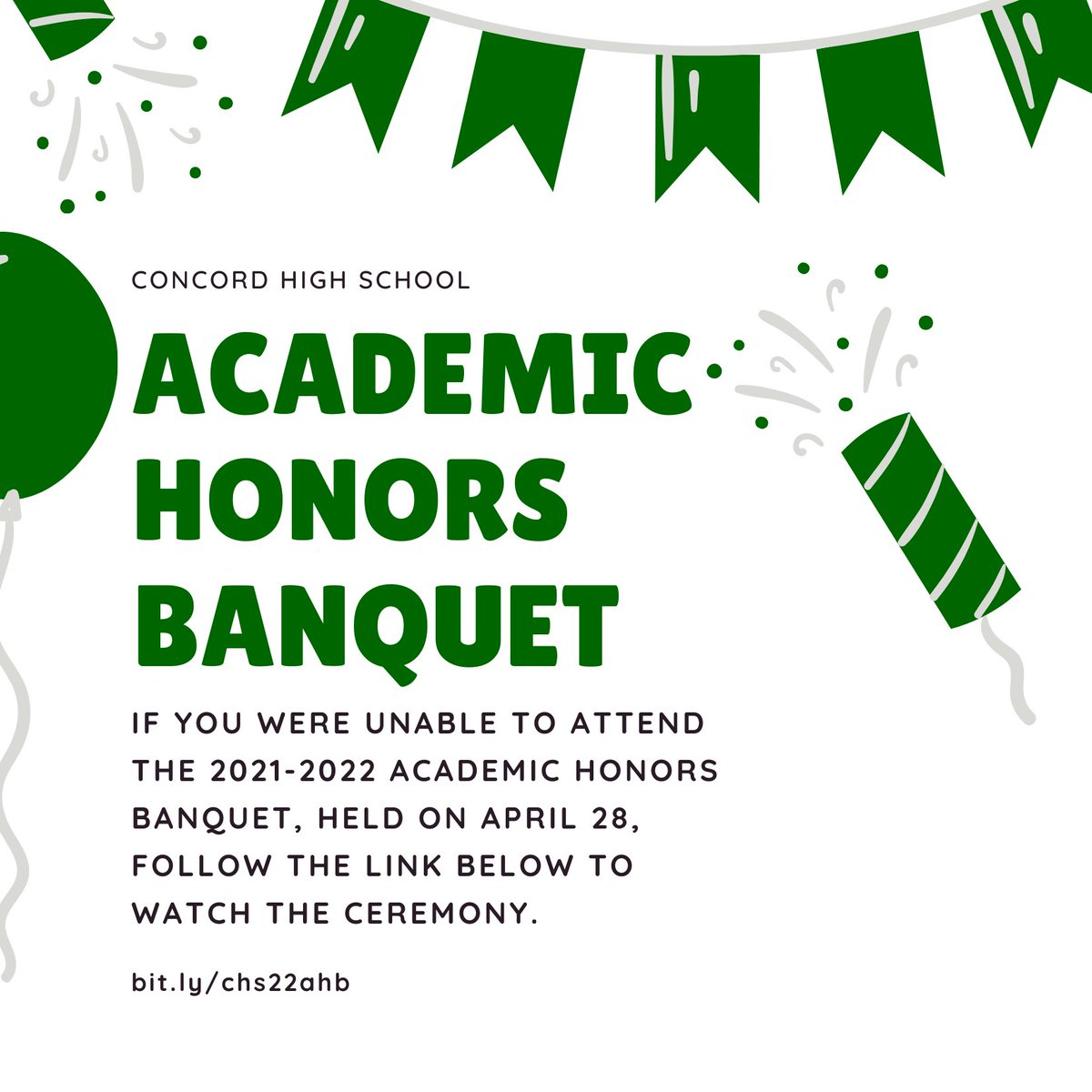 chsstuserv's tweet photo. Missed the Academic Honors Banquet last week? Check out the video here: https://t.co/2IhXkax5Vg #concordpride #WeAreConcord https://t.co/mdKZgQDoA0