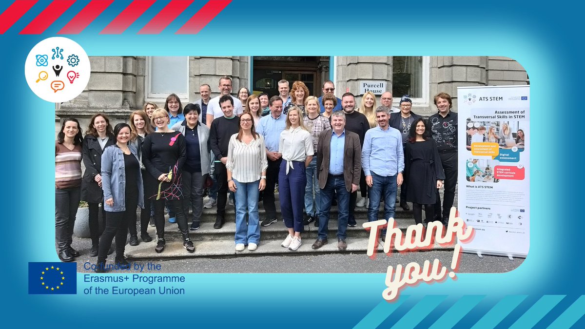 stem_ats's tweet photo. THANK YOU @DCU, @RoundRoomDublin, everybody from the @stem_ats project, all the TEACHERS, the LEARNERS, all policy makers ... everybody 👏👏👏  We've had a great event! See you soon 🥰
https://t.co/7gxyiwE9V6 
#STEMeducation #atsstem https://t.co/nqnZMxPycD