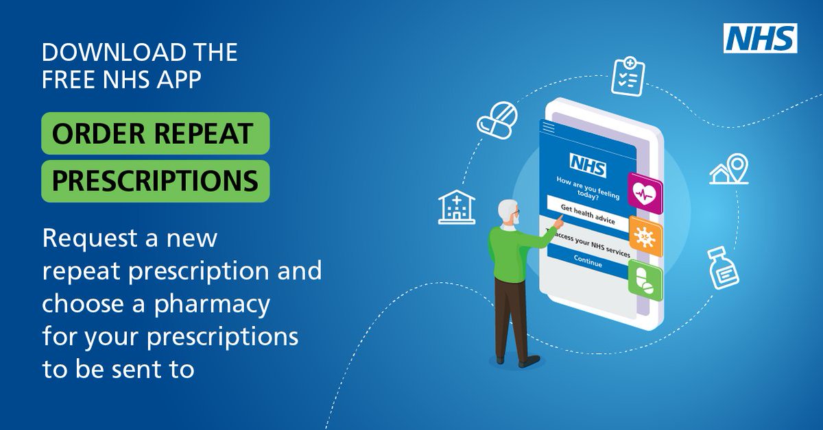 York_HCP's tweet photo. Your NHS App will enable you to book GP appointments, order your repeat prescriptions and view your medical records safely and confidently. 📲

Download today ➡ https://t.co/sjERDsTjDq https://t.co/L12Uz8zIyy