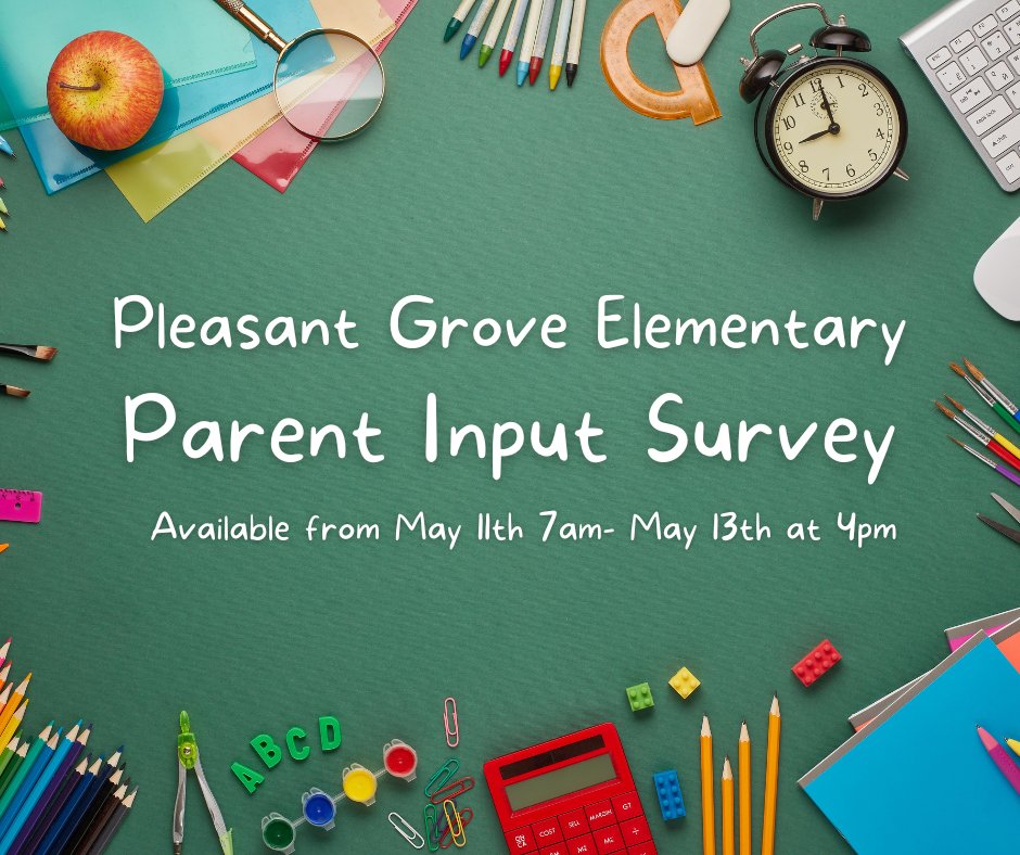 We welcome you to give input on your child's placement for next school year.  From 5/11 at 7am- 5/13 at 4pm, we will have our Parent Input Survey available. Input will be considered in the order it is received. 
forms.gle/2nW9EMrGU3XFBM…