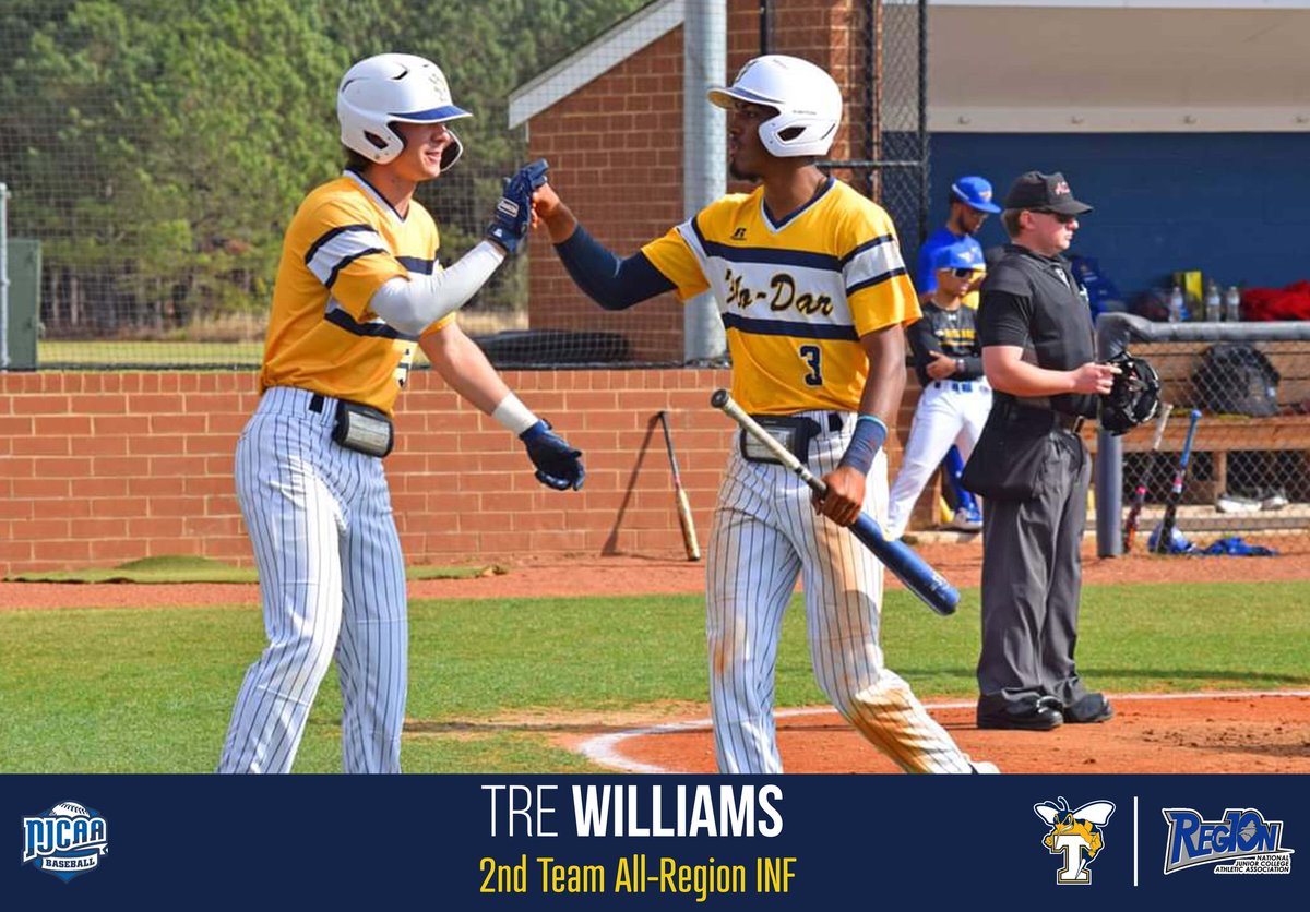 FDTCbaseball's tweet photo. Congrats to Tre Williams, All-Region  2nd team Infielder! https://t.co/7qIGyRq4Kw