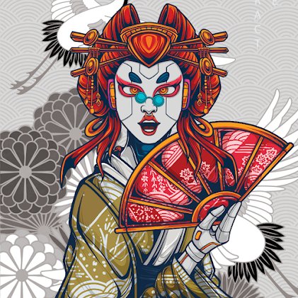 dilyxd's tweet photo. 10 Days of Geisha
My #3 
@NFTgeisha #GeishaTeaHouseNFT
#NFTCollection #NFTCommunity https://t.co/Qz6zvL5Qy9