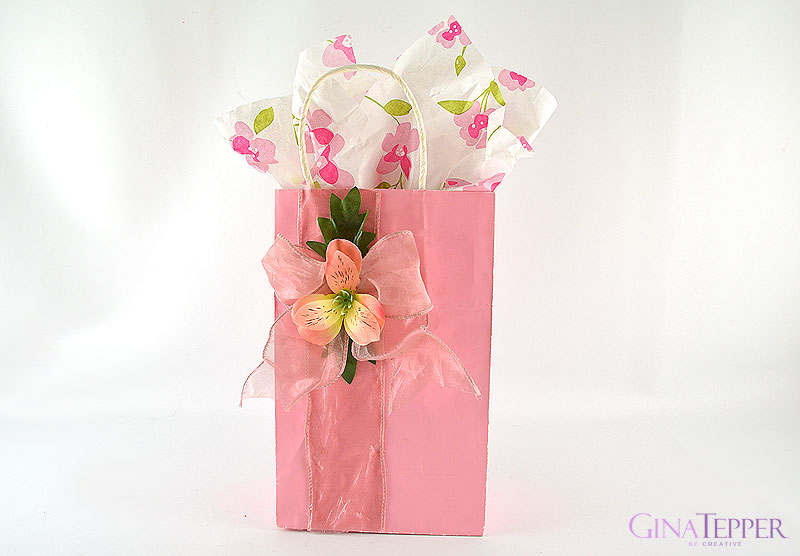 Tissue Paper Gift Wrap Ideas - Gina Tepper