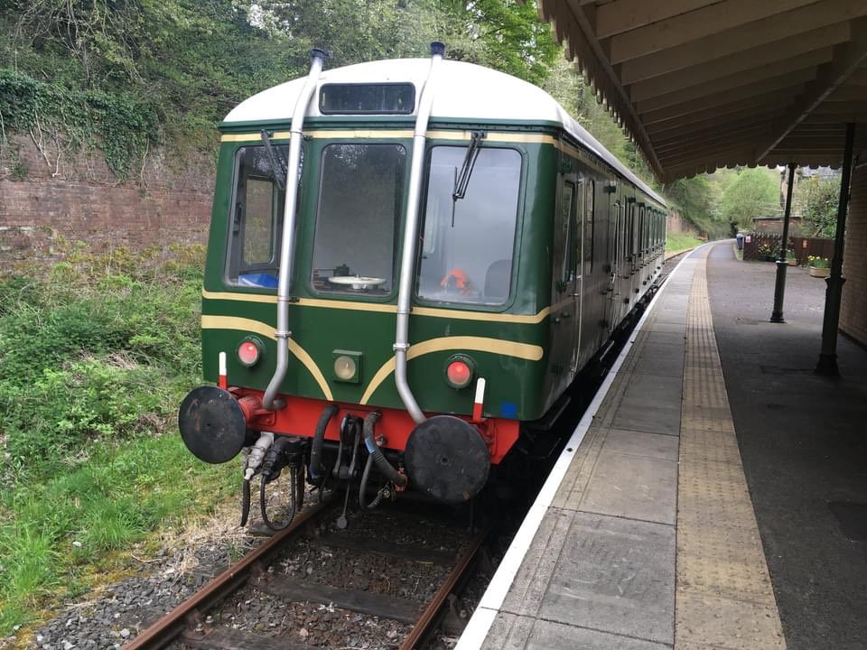RailwayTrust's tweet image. Following successful ‘B’ exam #class122 55012 sits at Wolsingham station yesterday. Shadow running to support operational volunteers regain competence has commenced. Details to be announced soon for regular service starting #CountyDurham#Weardale 📷©️T Hatton