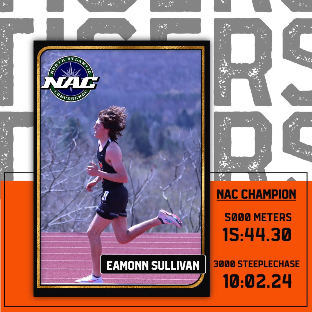 CobyAthletics's tweet photo. Eamonn Sullivan became a 2 time NAC champion after capturing the 5000 meter & 3000 meter steeplechase crown at the conference championship last weekend! #OneCoby #CobyTrack https://t.co/5TIQndLySm