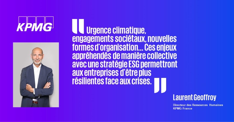 KPMG_France's tweet photo. .@lgeoffro, notre DRH et @andresobczak, Délégué général RSE &amp; Co-Titulaire de la Chaire #ImpactPositif d’@audencia, partagent leurs bonnes pratiques #RSE conçues ensemble, avec @mediathom dans son émission #SmartImpact sur @B_SMART_TV. 🎙️

Pour retrouver leur intervention ⤵️