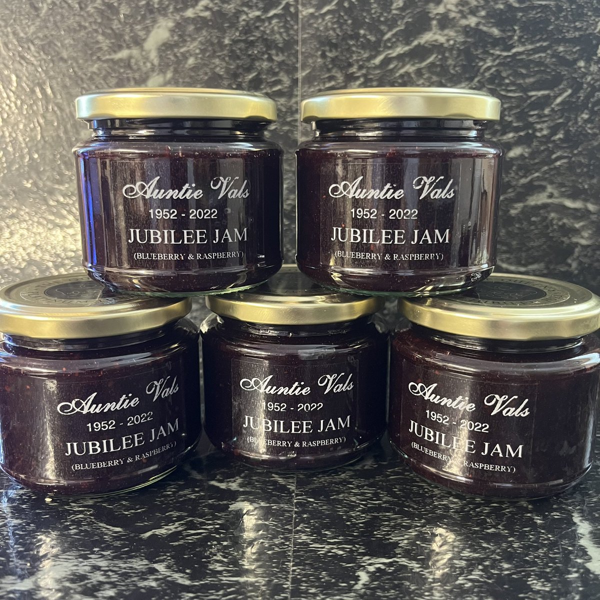 CheeseManSussex's tweet photo. Looking for something #special &amp; #sweet for the #PlatinumJubilee Then how about some #JubileeJam This #Blueberry &amp; #Raspberry #Jam is Made in #Sussex by #AuntieVals @Ability_Centre Available in 260g https://t.co/W1Ve8Pv9bl