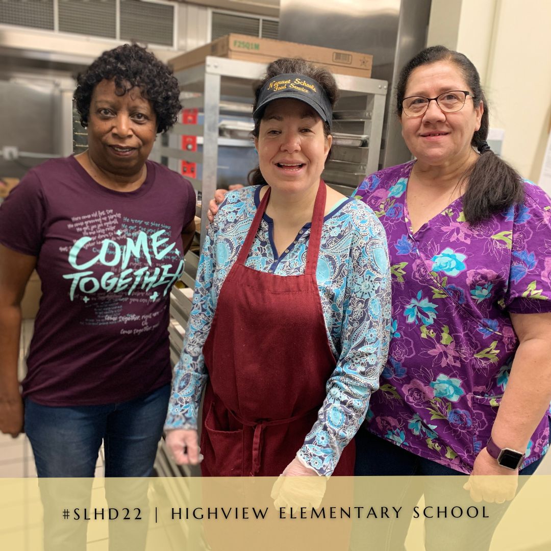 NUFSD's tweet photo. We're full of gratitude for our food services staff (not all πΈ) on School Lunch Hero Day (5/6)! #NUFSD students have a lot on their plate + this team is responsible for serving up healthy + delicious brain food to get them through the day. Thanks for doing a SOUPer job! #SLHD22 https://t.co/PksPGRuDFJ