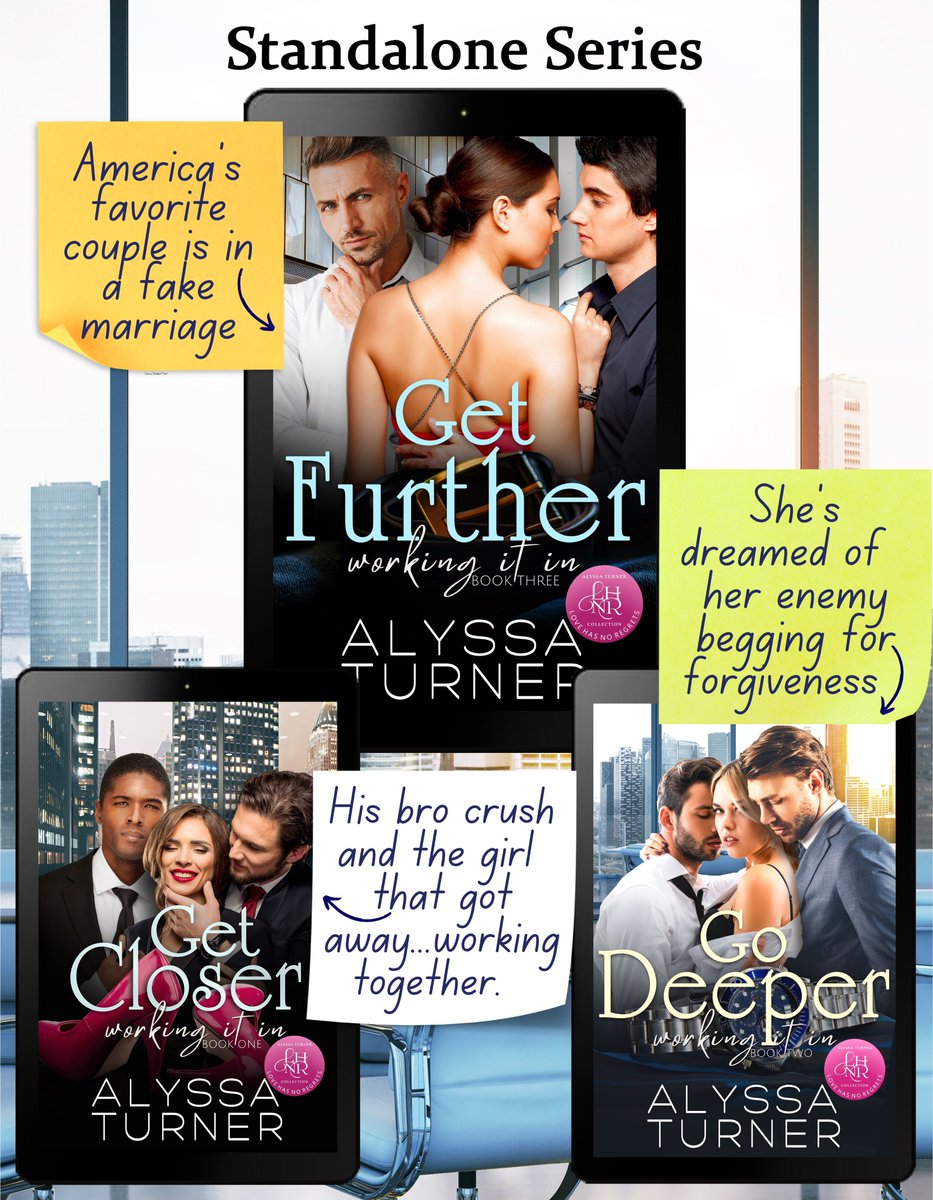 Release day for Get Further, Working It In 3.  books2read.com/Get-Further #MMF #NewRomance #Booktweet #Fakemarriage