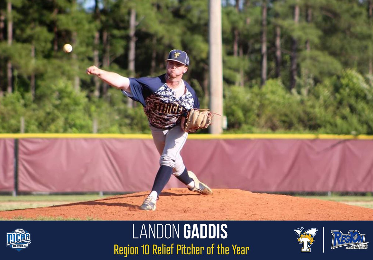 FDTCbaseball's tweet photo. Congrats to Landon Gaddis, Region 10 Relief Pitcher of the Year! https://t.co/1bsZm8LK6n