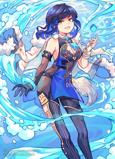 I can't wait to finally meet her.
#原神 #GenshinImpact #Yelan 