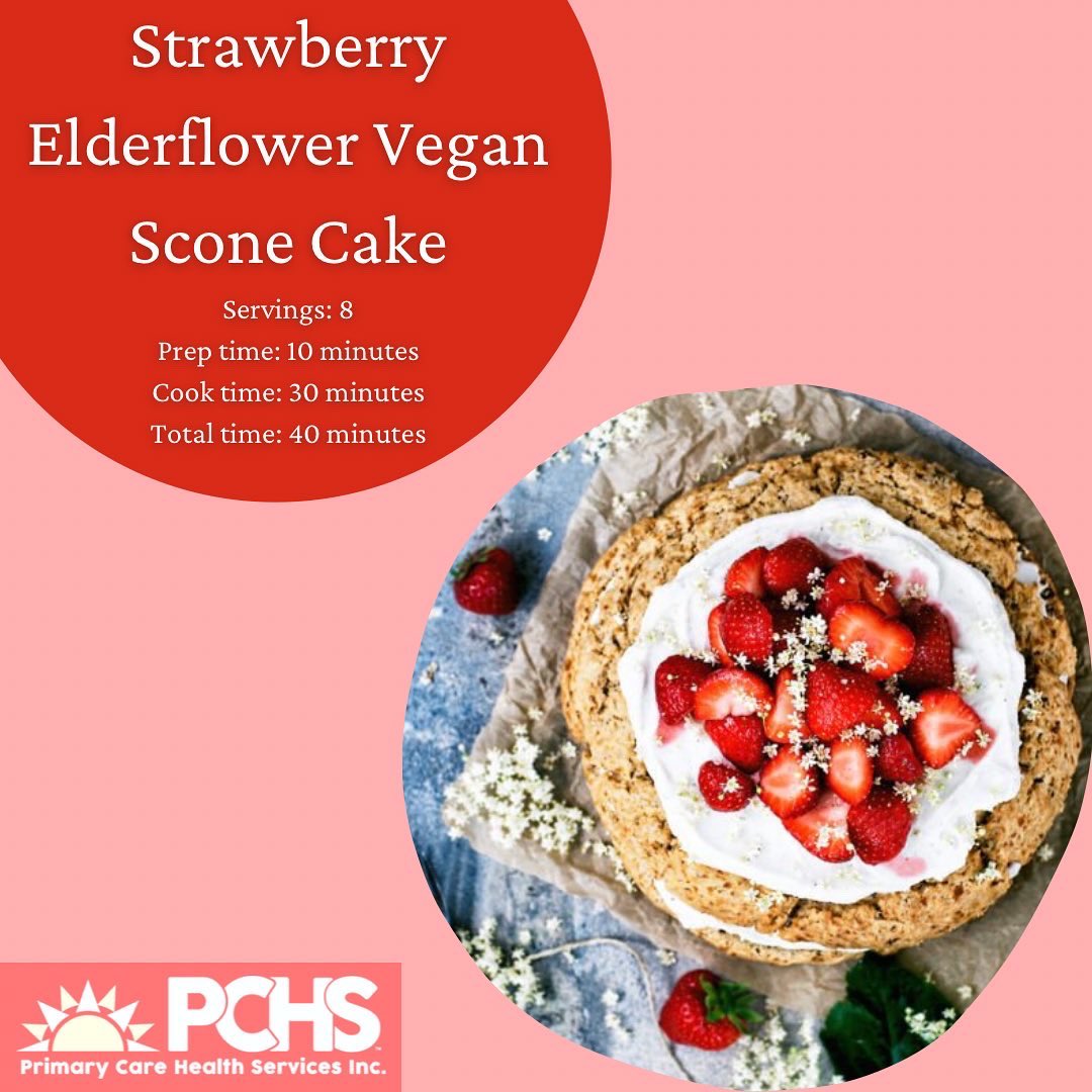 pchspittsburgh's tweet photo. Happy Friday! For this #FreshFoodieFriday, we wanted to focus on a vegan recipe. This yummy Strawberry Elderflower Vegan Scone Cake is just too good to resist, and it’s vegan! You can still have delicious sweets and they’re vegan, and healthier! To find more yummy vegan recipes, https://t.co/dO1oMH6M1t