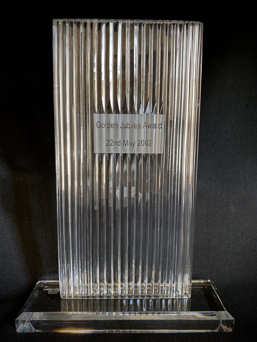 Did you take part in the <a href="/RCT/">Royal Collection Trust</a> celebration of HM The Queen's upcoming Platinum Jubilee?

We brought our crystal trophy from the Golden Jubilee in 2002, which is in the RAD Archive.

#PlatinumParty