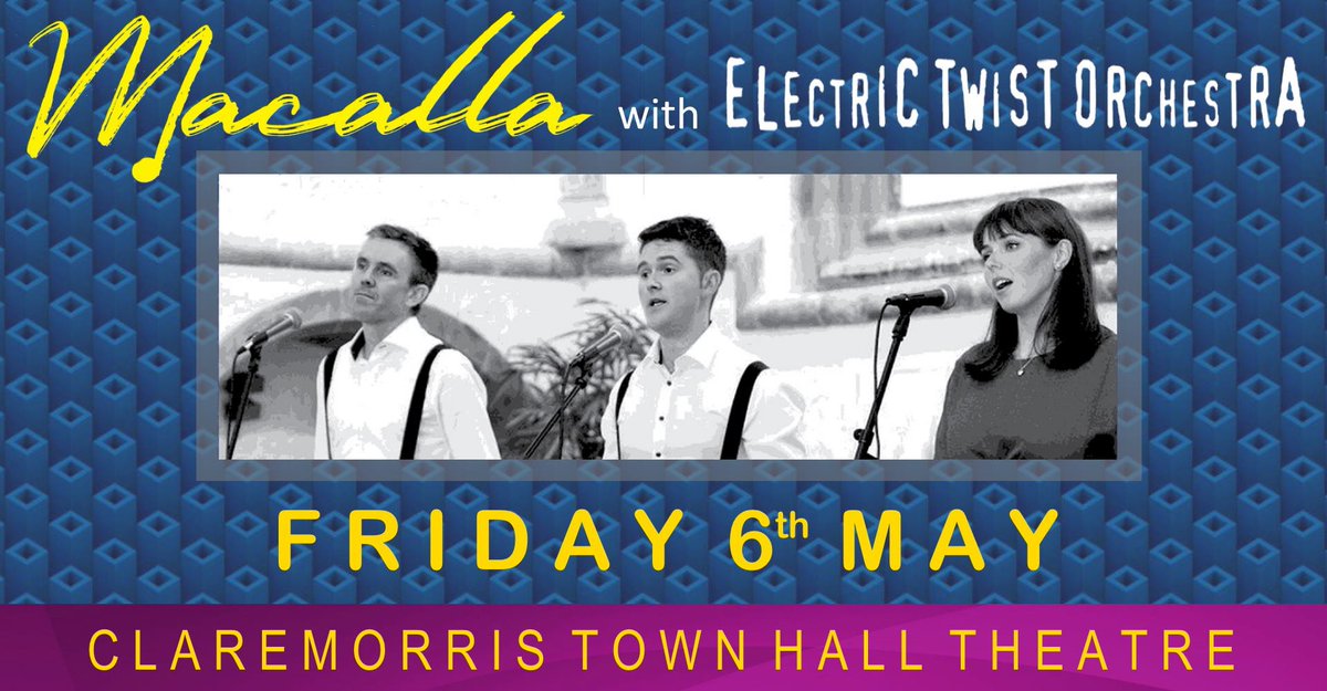My wife, Zane is playing in the Electric Twist Orchestra this evening in the <a href="/Townhall_CM/">Claremorris_TownHall</a> performing Irish rock classics, pop hits &amp; folk favourites. Hits like “Teenage Kicks” and “The Auld Triangle” to “Summer in Dublin” and “Take me to church”
