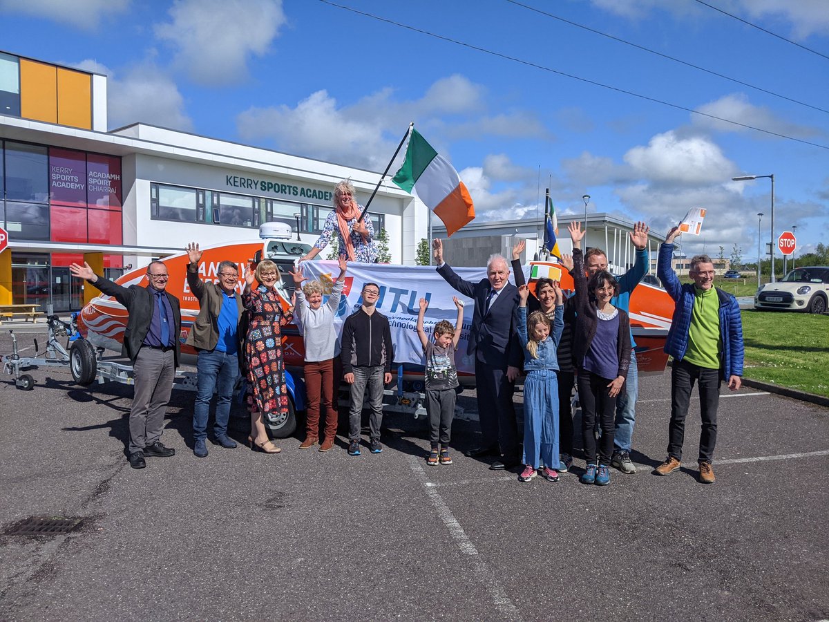 Eddie_Scully's tweet photo. Such an amazing achievement, celebrating our @MTU_ie colleague Karen Weekes who was the 1st Irish woman to row solo across the Atlantic. #SheCanDo https://t.co/yWsBfGVACe
