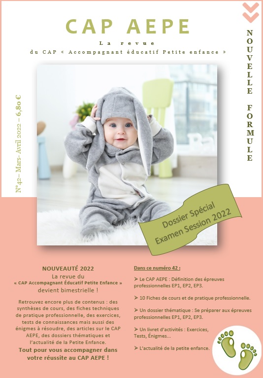 🆕 Le numéro 42 de La Revue du CAP AEPE est paru ! 🤩 Avec un supplément de 12 pages pour s'entrainer aux épreuves professionnelles EP1, EP2 et EP3 : Encore plus de contenus pour vous accompagner dans votre réussite au CAP AEPE ! 👍🍀💯🎓😉  xinxii.com/scolaire-et-pa…