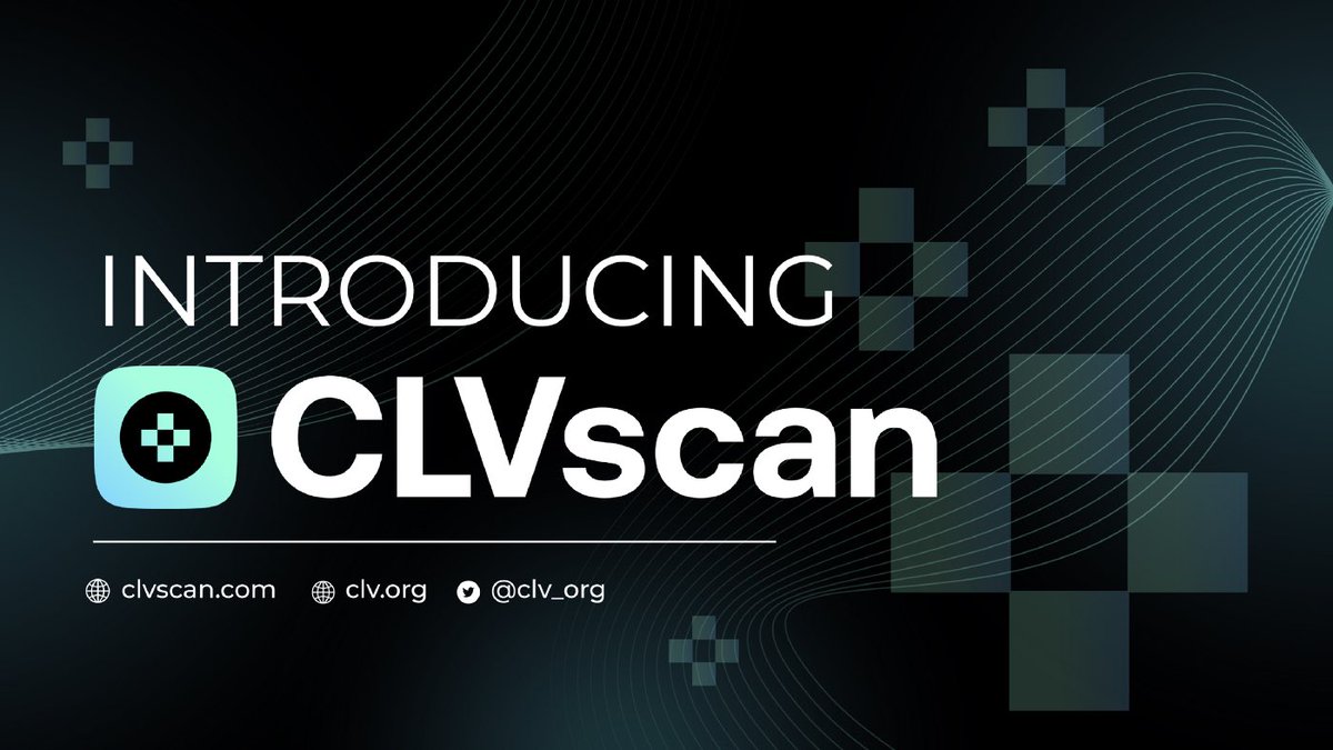 Defi_Eagle's tweet photo. 💠 The coalition of @CLV_org with @Etherscan brings #CLVscan.
💠Highlights:
🔹An all-in-one blockchain infrastructure
🔹Search for and verify transactions on #CLV Parachain
🔹Comprehensive insights into #CLVchain
🔽INFO
https://t.co/u0hs9PID9s
#Defi_Eagle https://t.co/cEkHnDb0up